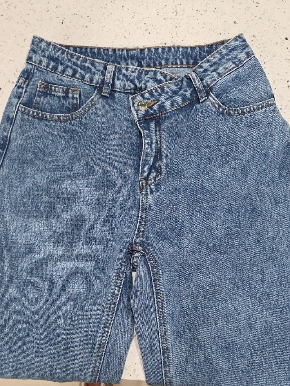 SHEIN Light Blue Denim Jeans